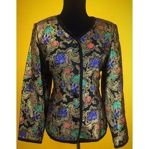 Vintage Talbots Metallic Blazer - Sz L